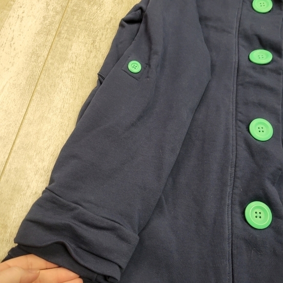 Matilda Jane Adventure Begins Navy Blue Jacket Size Medium - Picture 5 of 9